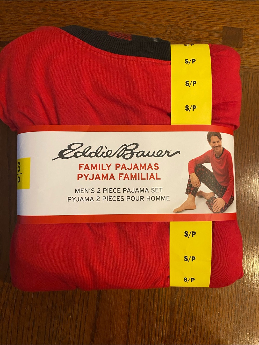 Eddie Bauer Red Men's 2-Piece Pajama Set